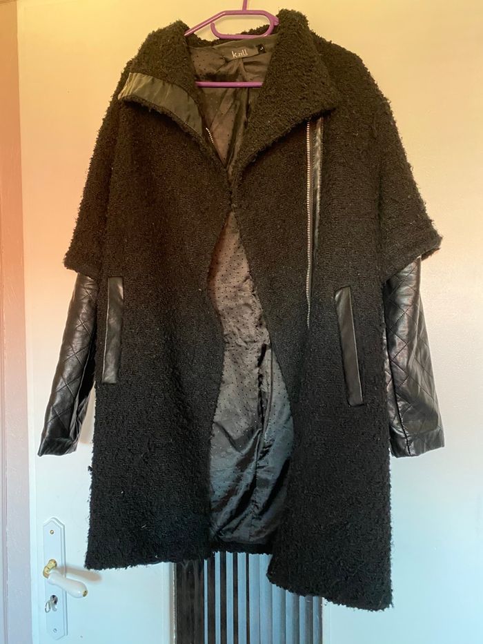Manteau bi-matière - photo numéro 2