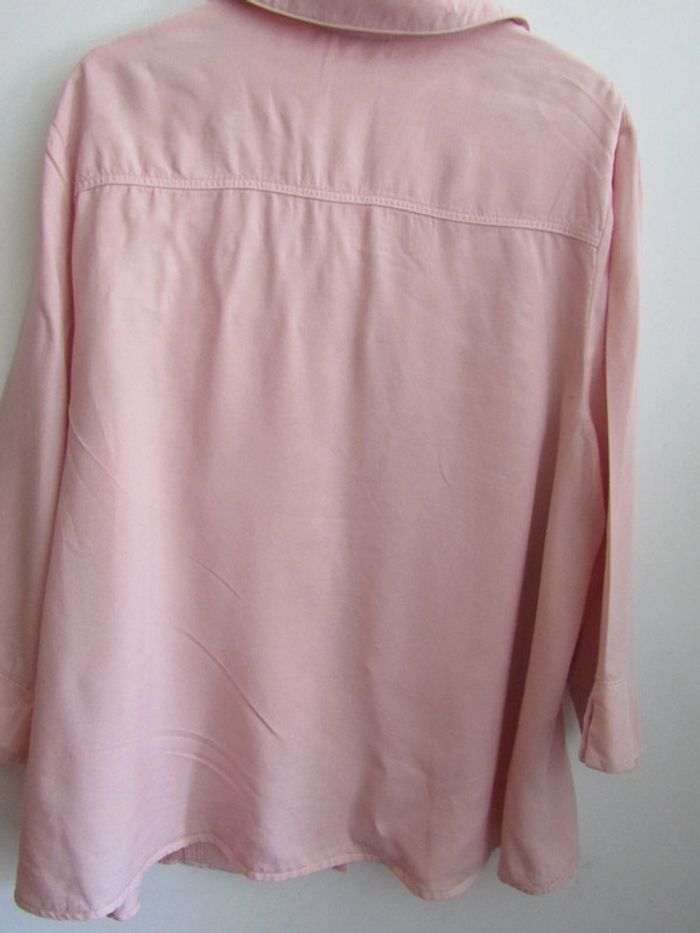 chemise sur chemise sur robe en 100% lyocell marque Christine laure taille indiquée 5 = 48/50 - photo numéro 4