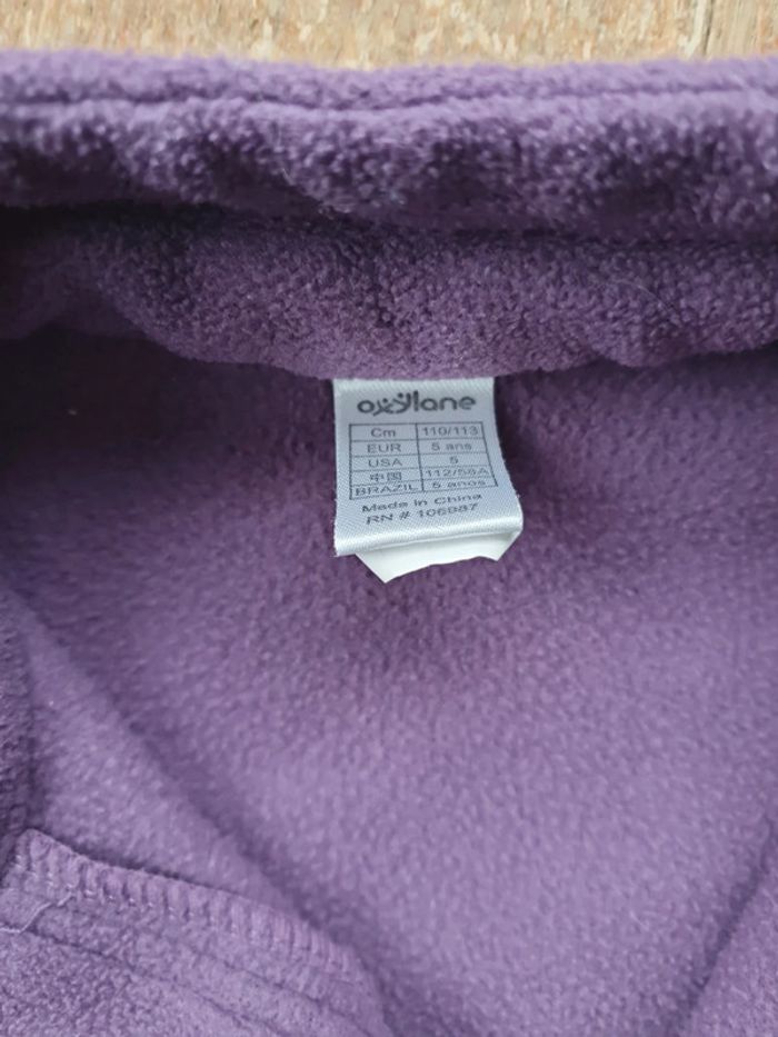Pull Polaire quechua violette - photo numéro 3