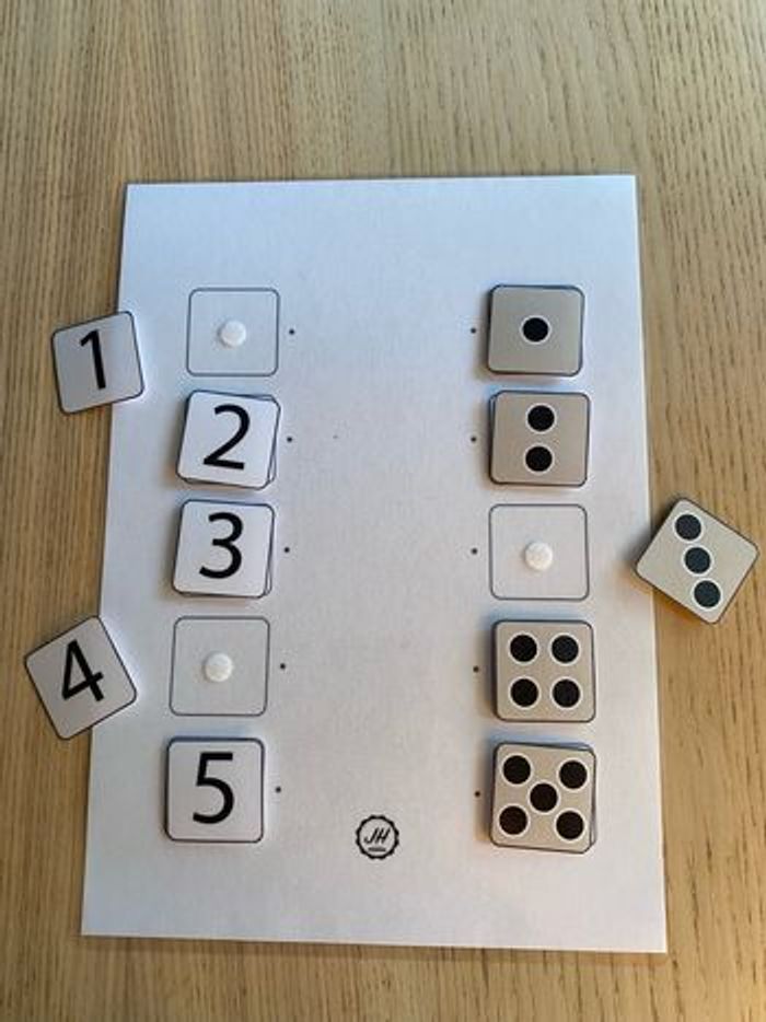 Fiche Montessori : Les chiffres jusqu’à 5 - photo numéro 2