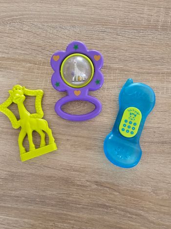 Lot sophie la Giraphe