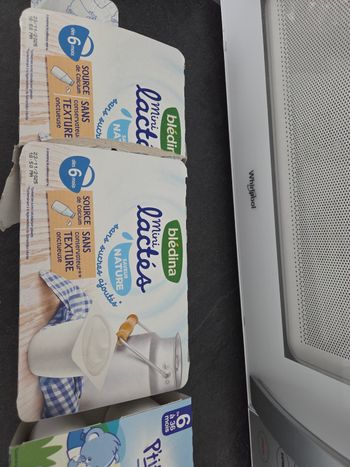 Mini lactés bledina et brassés Nestlé nature