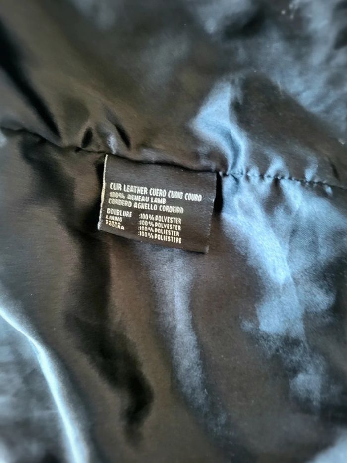 Veste Blazer en Cuir Véritable Serge Pariente - Noir - Taille 3XL - photo numéro 11