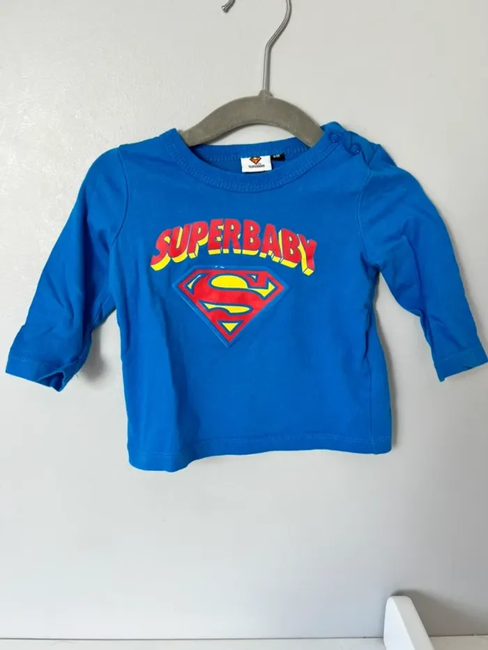 Tee shirt manches longues bébé 6M