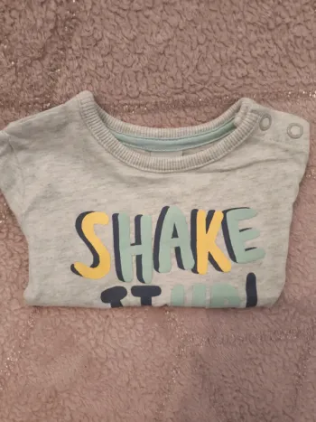 T-shirt manches longues/pull fin tex baby