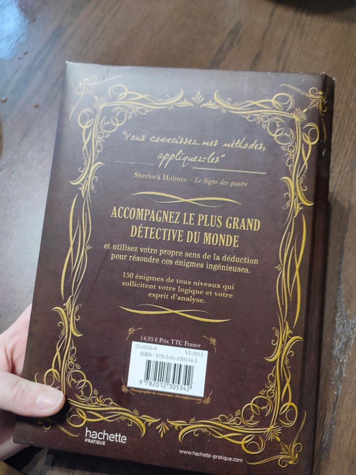 Livre énigmes Sherlock Holmes - photo numéro 2