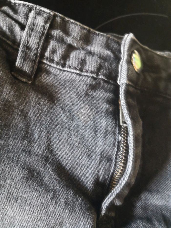 Jupe en jean noir /gris - photo numéro 3