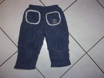 Pantalon de pyjama épais garçon 12 mois