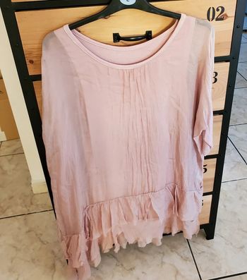 Tunique rose taille 40/42