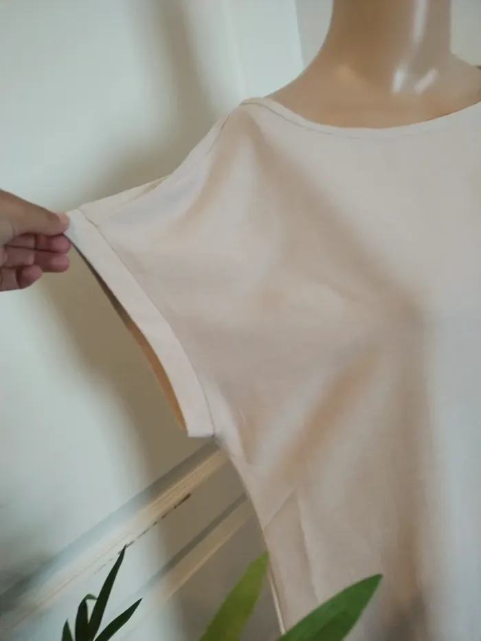 Robe longue Shein couleur crème/beige - photo numéro 3