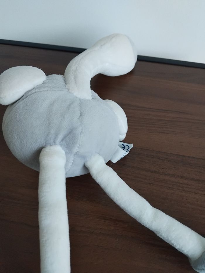 Peluche doudou cigogne - photo numéro 3