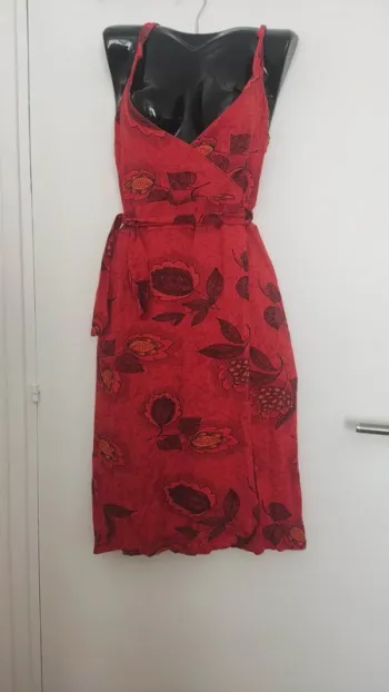 Robe orange H&M 38
