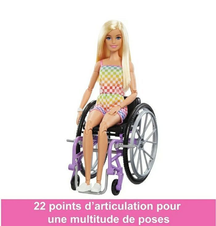BARBIE ET SON FAUTEUIL ROULANT MATTEL NEUF - photo numéro 8