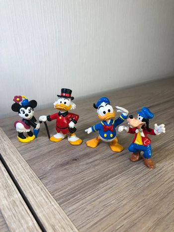 Lot figurines disney Donald oncle picsous bully bullyland pvc