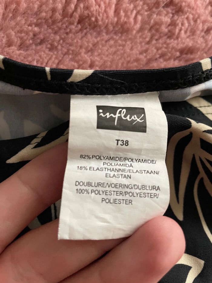 Maillot de bain 2 pièces noir beige - photo numéro 3