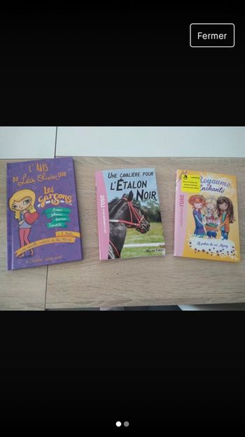 Lot de 3 livres