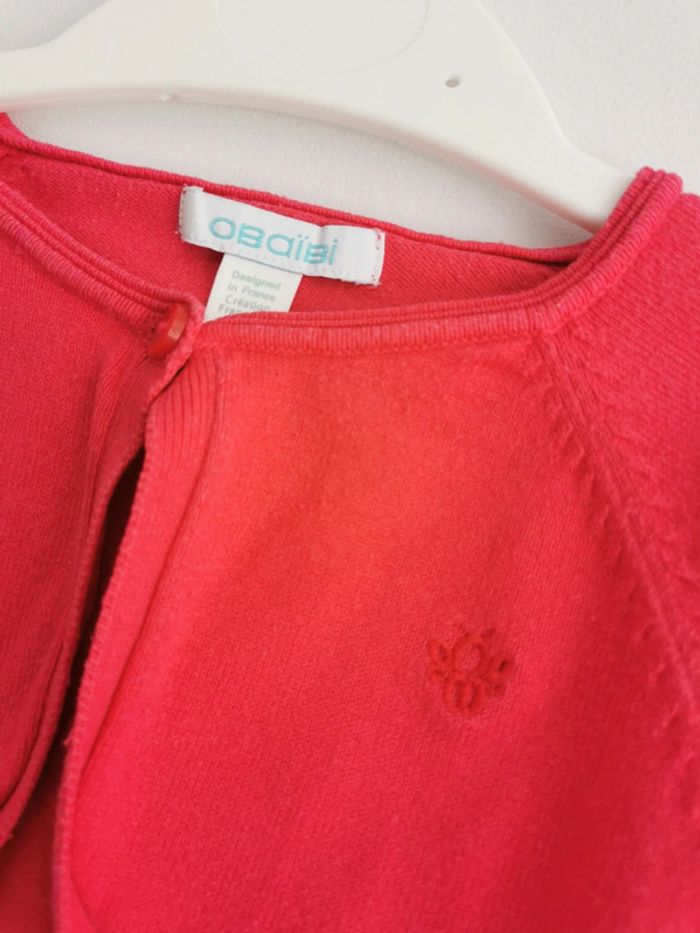Gilet court, boléro rose Obaïbi 12 Mois - photo numéro 2