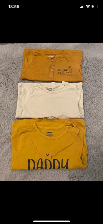 Lot de 3 hauts manche longue