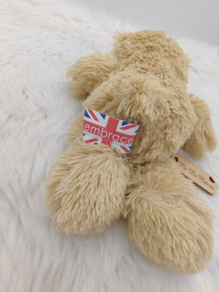 Doudou peluche Ours Beige Embrace Elgate - photo numéro 4
