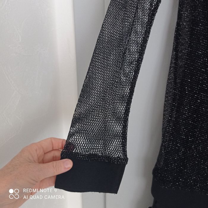 Robe noire résille t40 - photo numéro 4