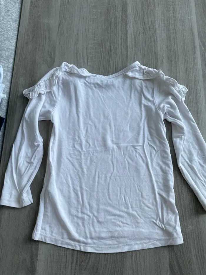 T-shirt manches longues blanc orchestra 3 ans - photo numéro 5