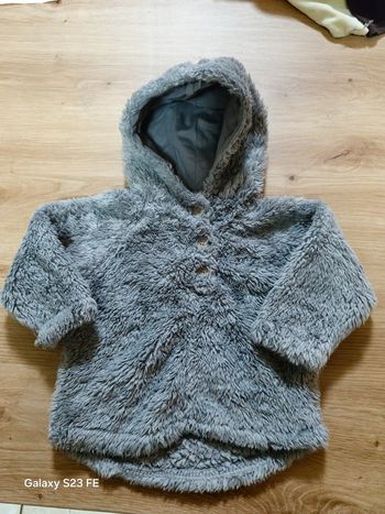 Pull polaire gris bébé fille/garçon Kiabi 6 mois