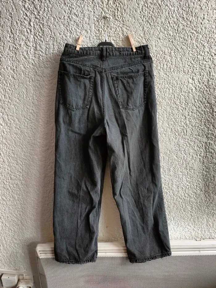 Jean noir large avec pants large T 36 - photo numéro 6