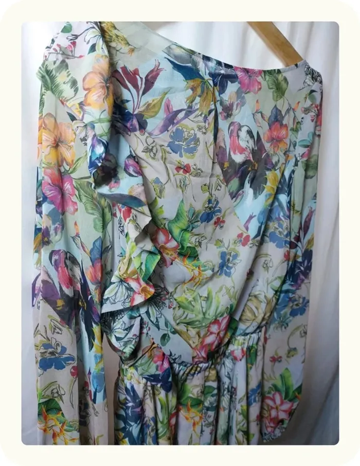 Combishort doublée motifs fleurs Pinko - photo numéro 2