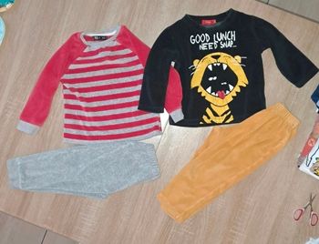 Pyjama velours  garçon
