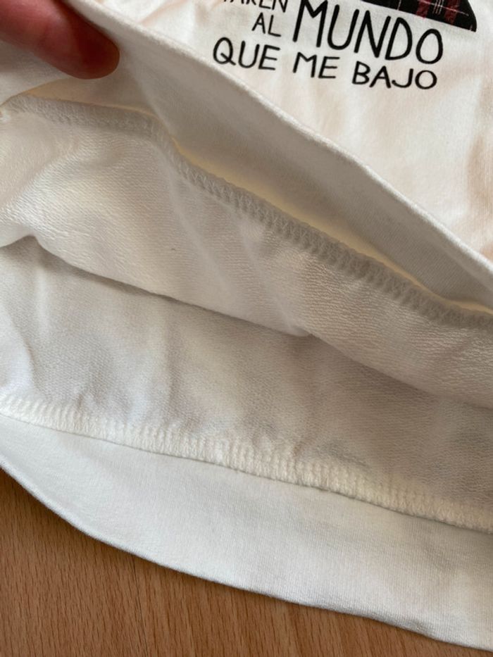 Beau pull léger blanc ML T. 14 ans fille neuf avec étiquette - photo numéro 6