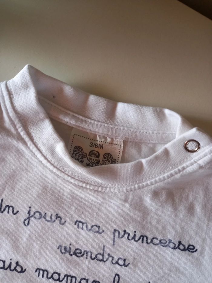 T-shirt garçon 3-6 mois - photo numéro 2