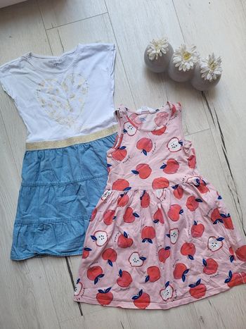 Lot de 2 robes estivales fille 6 ans inextenso h&m