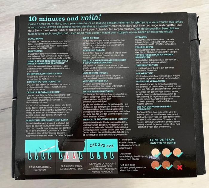 Épilateur à lumière pulsée Smoothskin Bare. - photo numéro 2