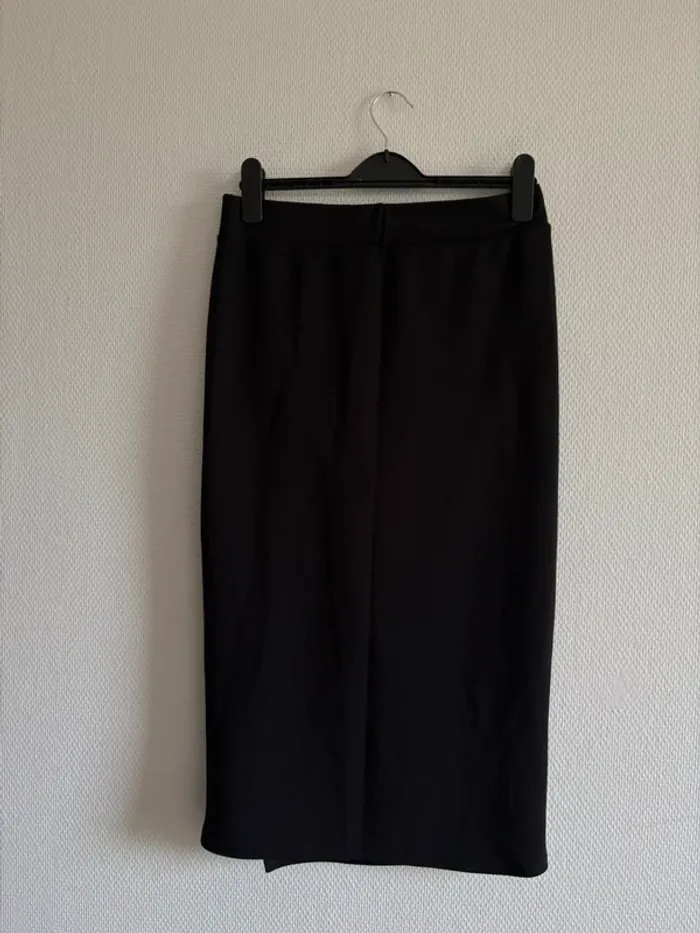 Jupe fendue noir - taille L - photo numéro 5