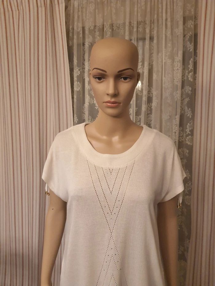 Blouse crème Tagore Elene neuf taille L 40 - photo numéro 4
