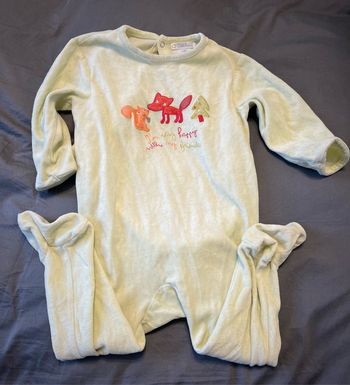 Pyjama vert clair 94 cm Kiabi