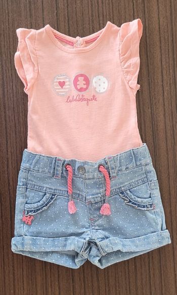 Combinaison short Lulu CAstagnette 3 mois