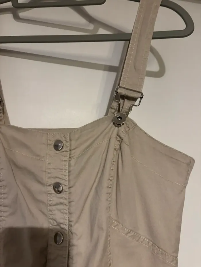 Robe salopette beige style utilitaire - Taille M 🌾 - photo numéro 3