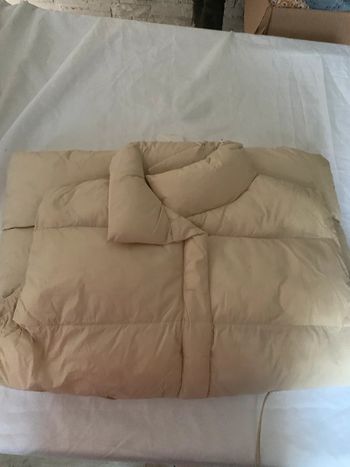 Doudoune crème sans manches taille M
