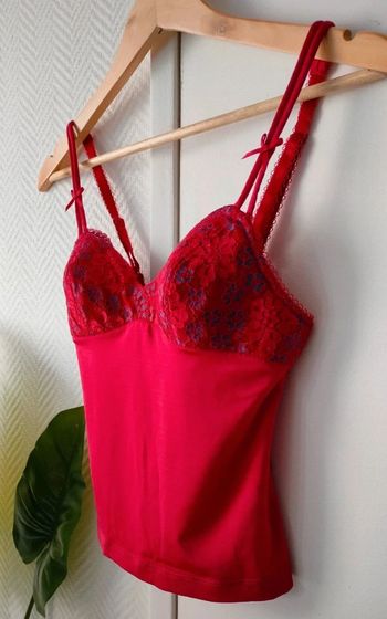 Lingerie rouge Etam XS
