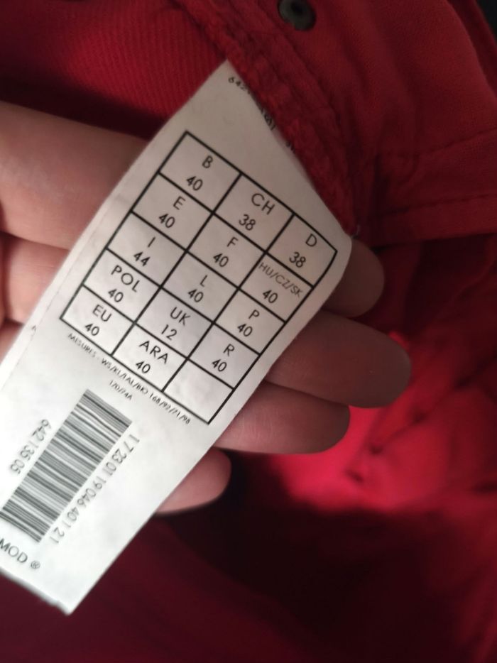 Jean rouge Promod - photo numéro 4