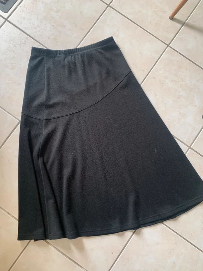 Jupe noire trapèze