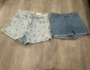 Shorts jeans fille 2x