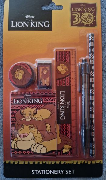 Mini set de papeterie le roi lion