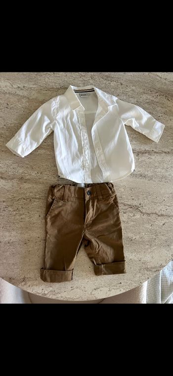 Ensemble chemise pantalon chino boss