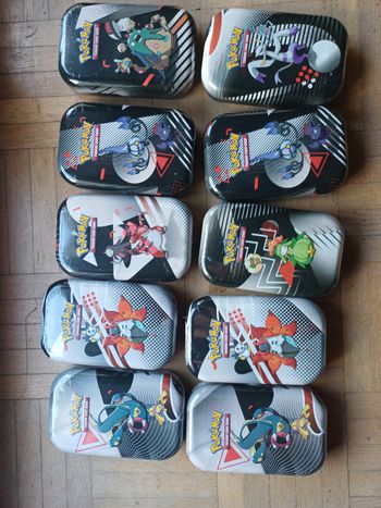 Lot de 10 mini tin pokemon 10.5
