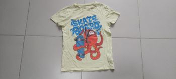 Tshirt manche courte pieuvre skateboard 12 ans
