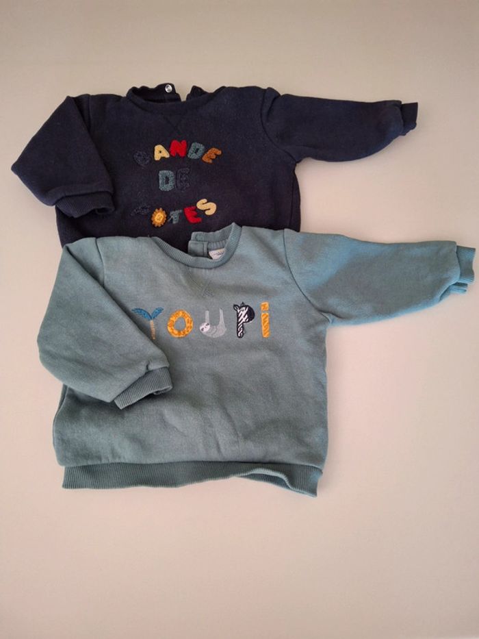 Lot de 2 pull TAO bébé garçon