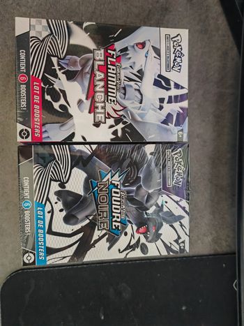 Bundle pokemon ev 10.5 foudre noire flamme blanche  neuf sceller