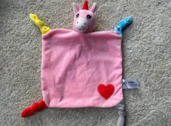 Doudou licorne rose cœur Sandy 🌻